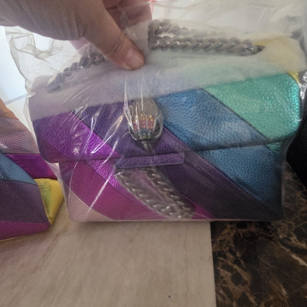 Kurt Geiger Multicolor Quilted Shoulder Bag